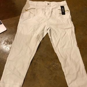 White Jeggings, 1X, New with tags